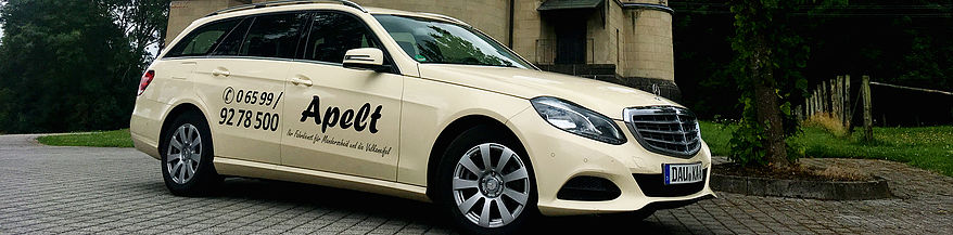 Fahrdienst für Manderscheid und die Vulkaneifel - Taxi & Mietwagen Apelt aus Schutz